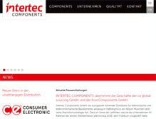 Tablet Screenshot of intertec-components.de